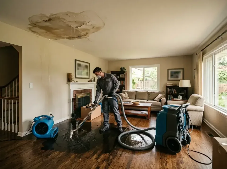 attic-pipe-burst-ceiling-drip-008 — frequently asked questions, Water Damage Restoration & Carpet Care in Dunn, NC